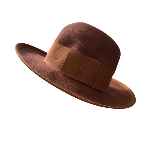 Vintage Fedora Hat Brown by Betmar New York 100% Wool
